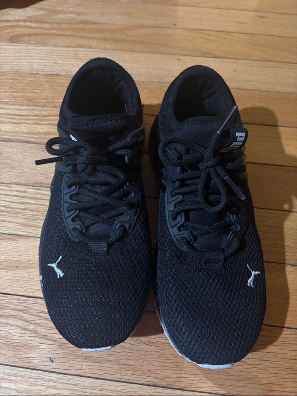 Puma Sneaker Womens Black Pacer Future Athletic Running Laced Up Casual 386820